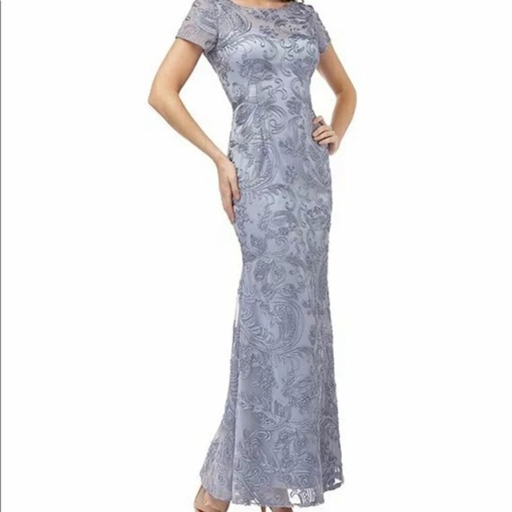 Js Collections Soutache Gray Size 4 Formal Dress … - image 1